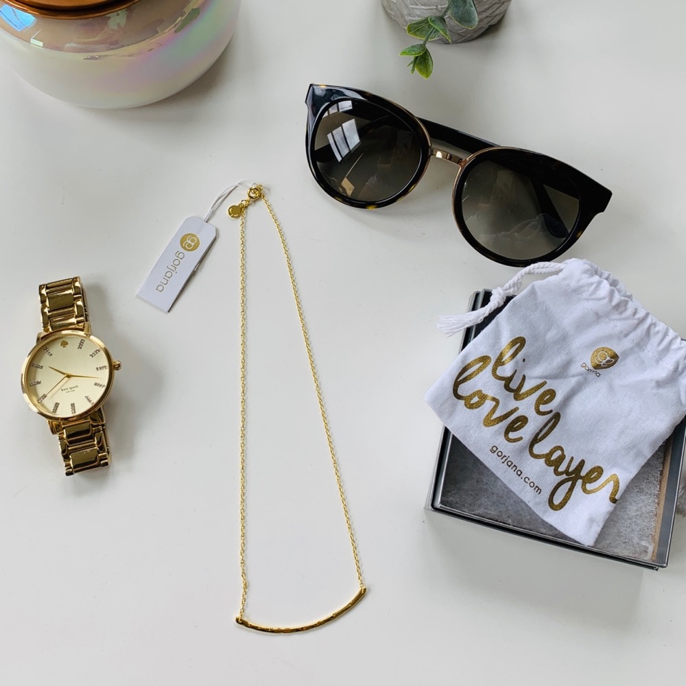 gorjana Taner Bar Small necklace (gold)